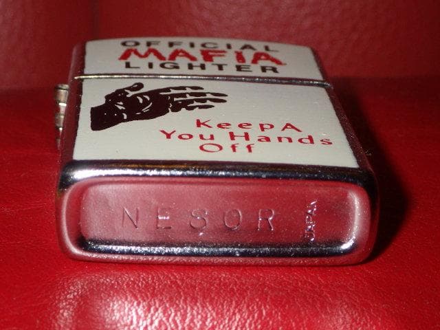 60'S☆オイルライター☆ビンテージ☆オフィシャル マフィア ライター