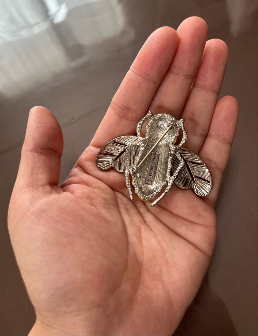 ハッチ様専用】マークジェイコブス 蜂 Bee 黄色 ブローチ バッジ 動物