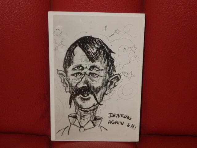 40’S★4つ目★ドランクマン★壁掛け★ポスター★アート★ビンテージ★酔っ払い