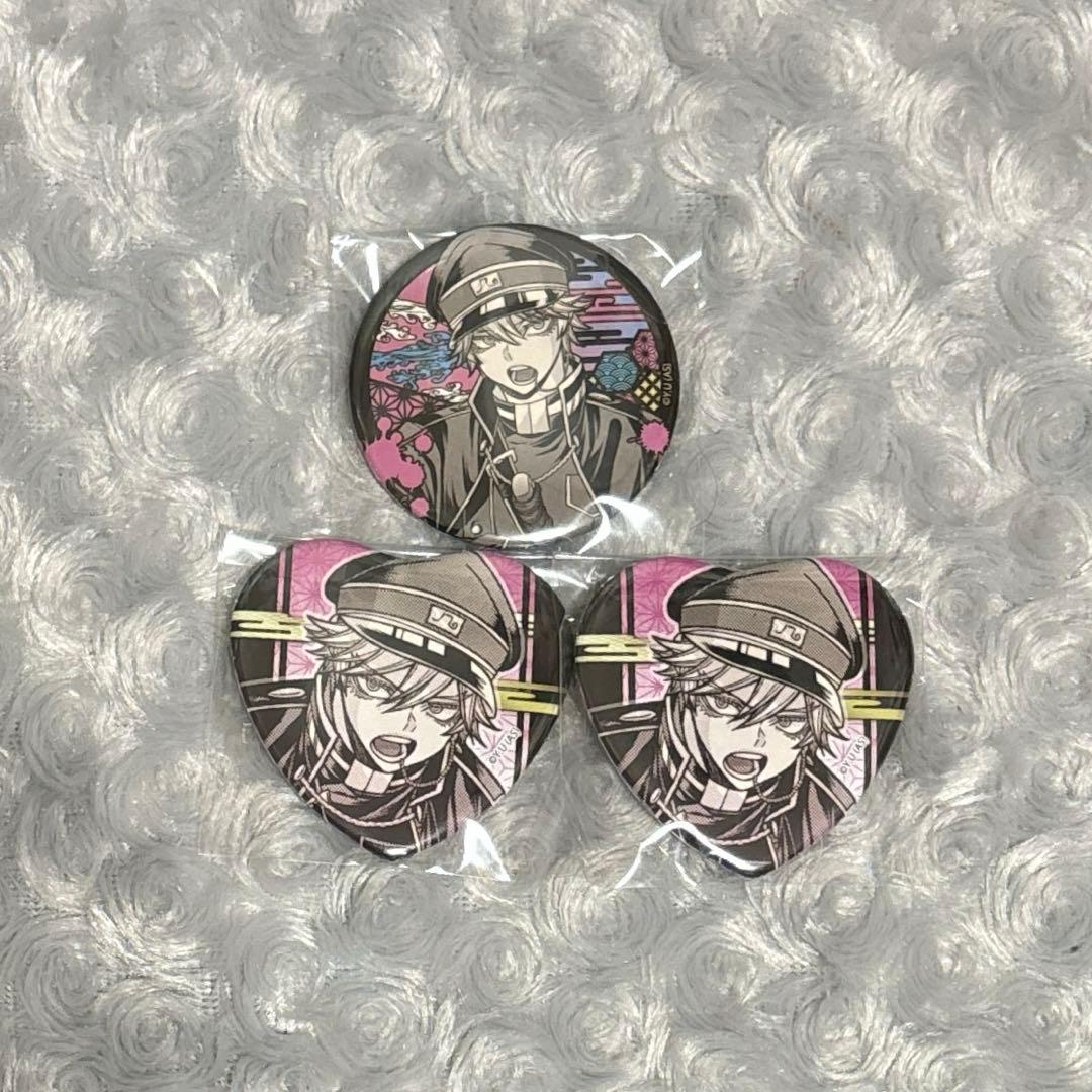 桃源暗鬼 等々力颯 缶バッジ ハート缶バッジ - メルカリ