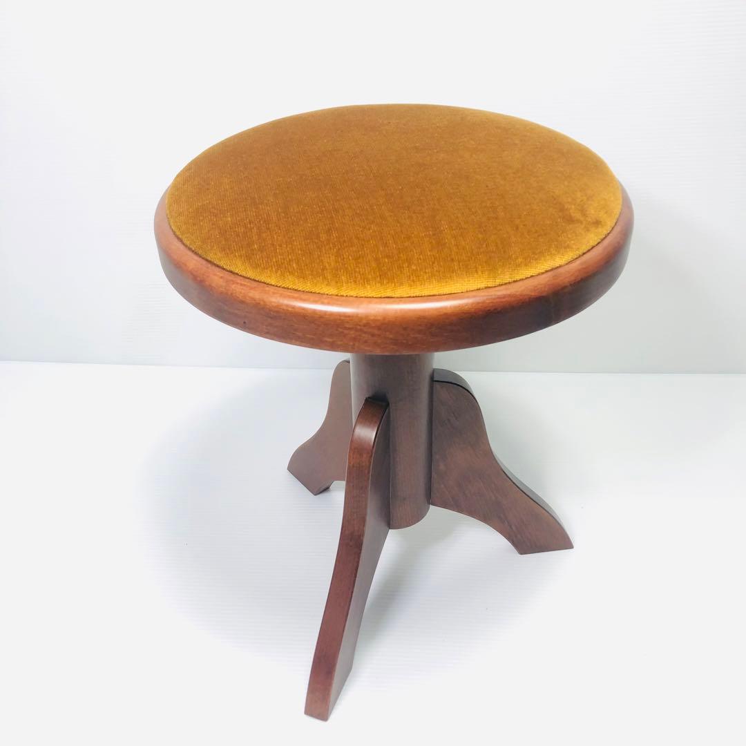 【最終価格】イタリア製 ケルティックハープ用椅子 高田ハープサロン マホガニー