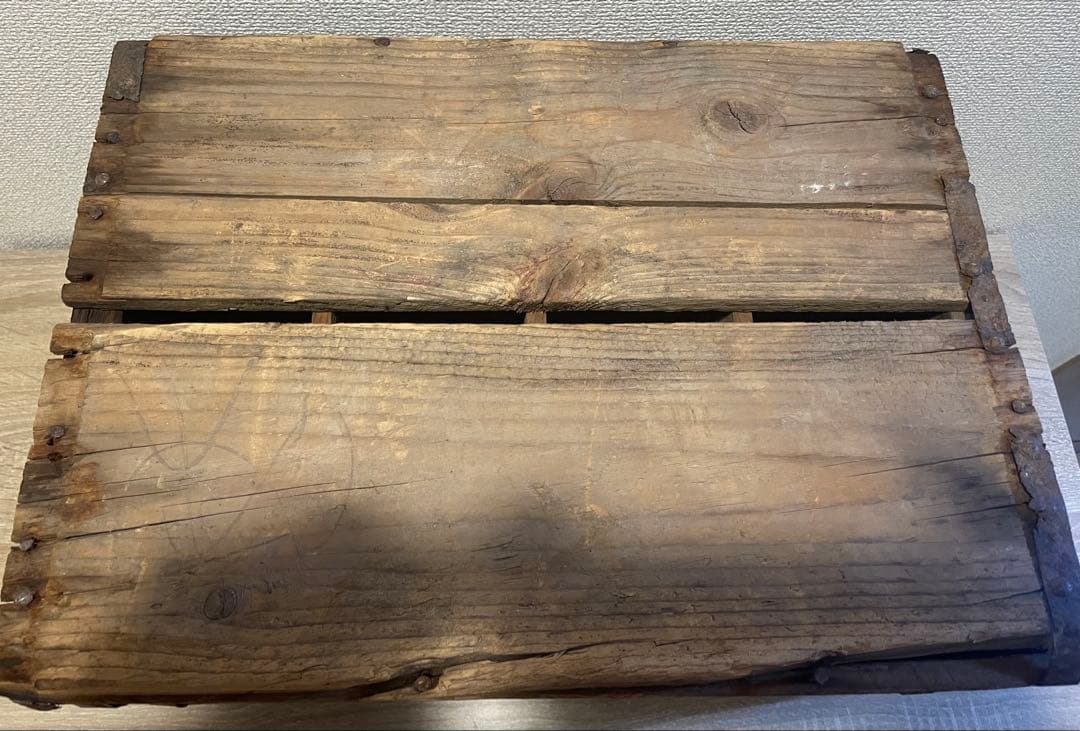 HERB-O ヴィンテージ木箱 什器 看板 インダストリアル