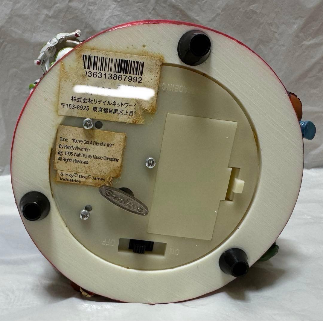 トイストーリー2 赤ランタン ライトアップ オルゴール付き スノーグローブ