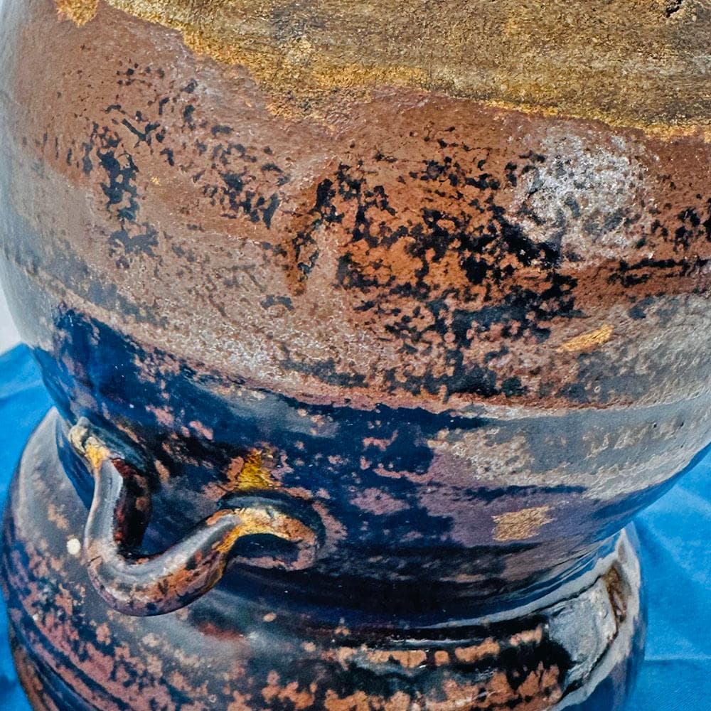 T　美品　 古瀬戸　ひよう型　水指　茶道具　茶器