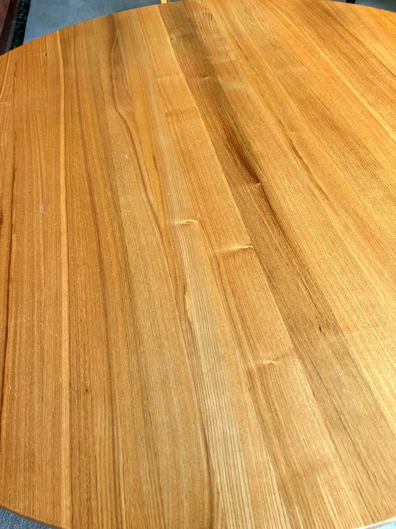 無印良品タモ材テーブル