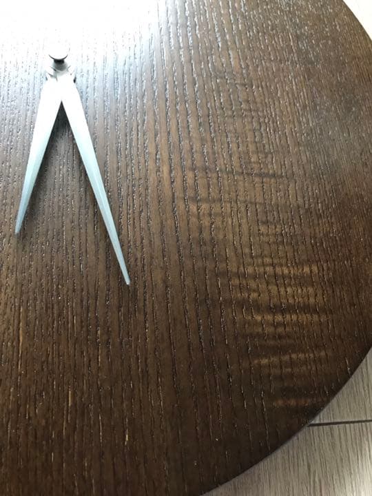 最終価格！掛け時計　ウォルナット