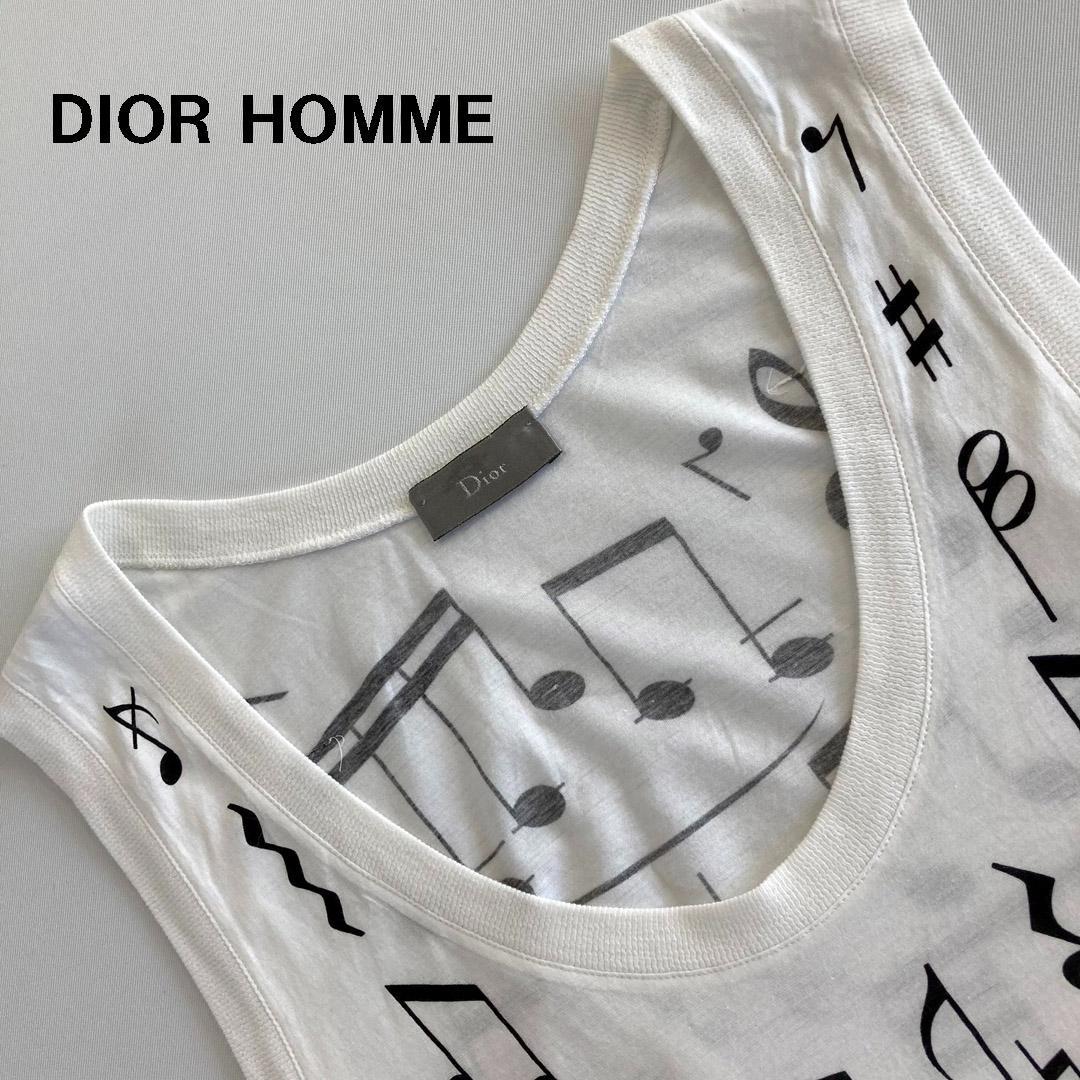 Dior Homme ディオールオム 音符タンクトップ エディ期