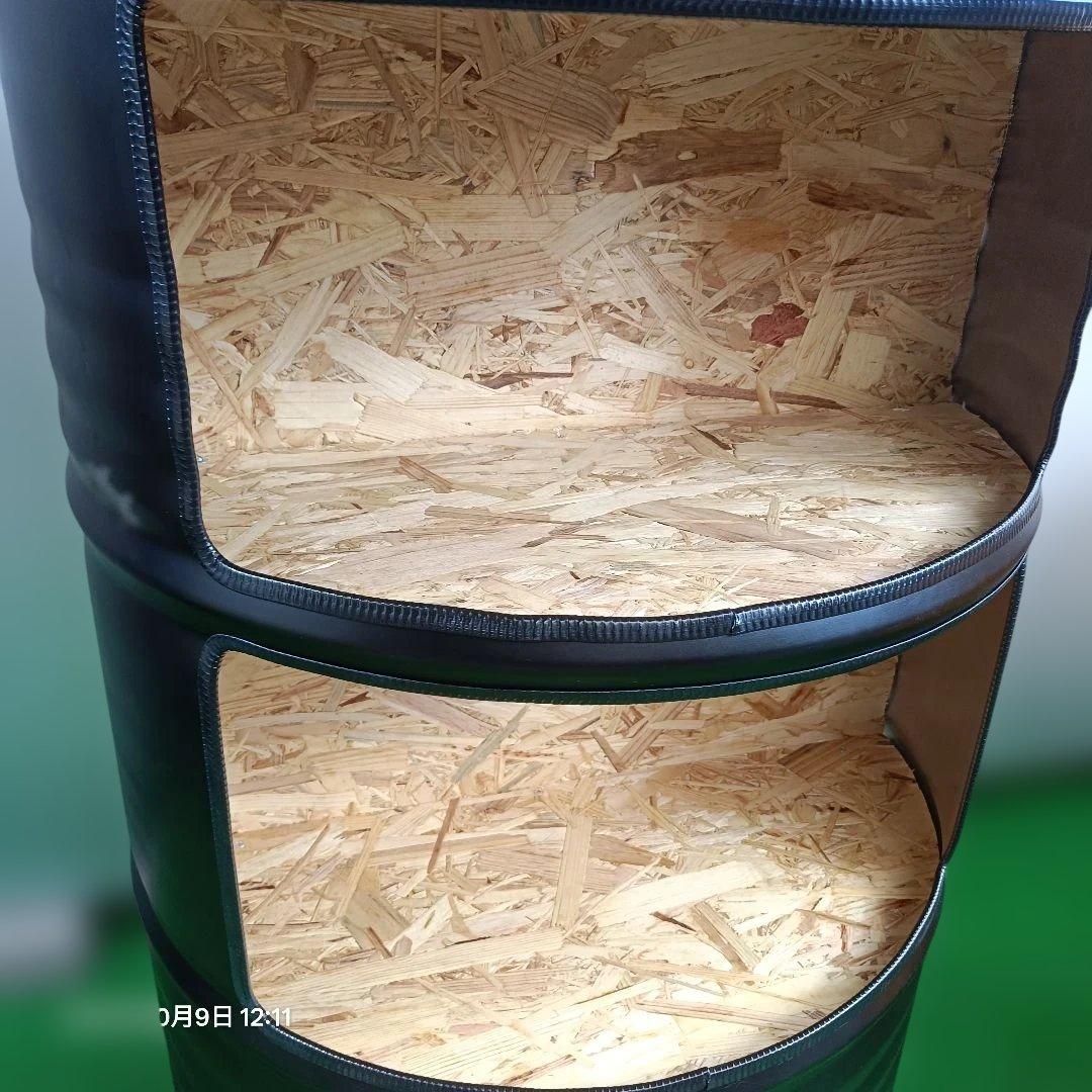 BoreCrew様専用！ドラム缶 ボックス マッドブラック OSB合板