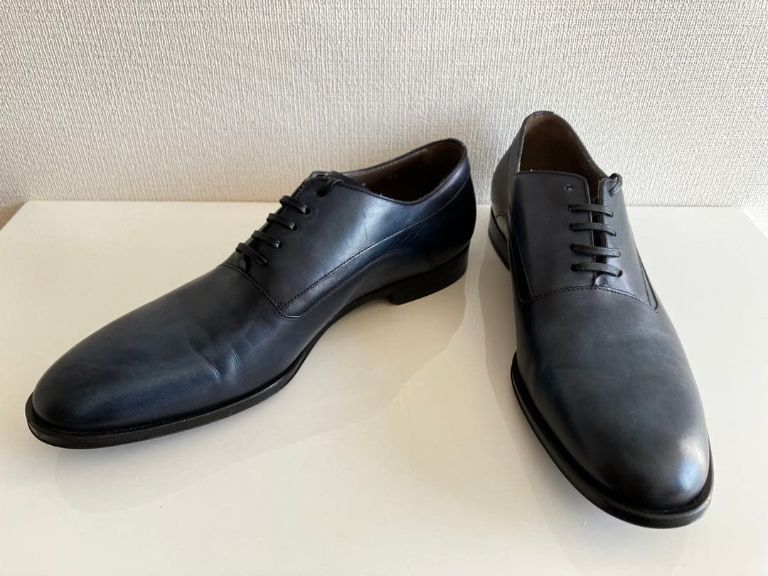 ドルチェ&ガッバーナ 新品 ビジネスシューズ 革靴 濃ブルー ネイビー ドルガバ