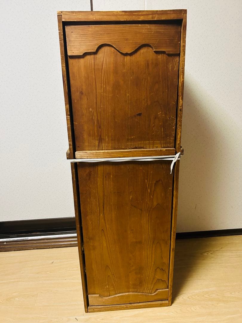 輪島塗 脚付き御膳 10枚揃 鯉蒔絵 黒塗 木箱付　古漆器