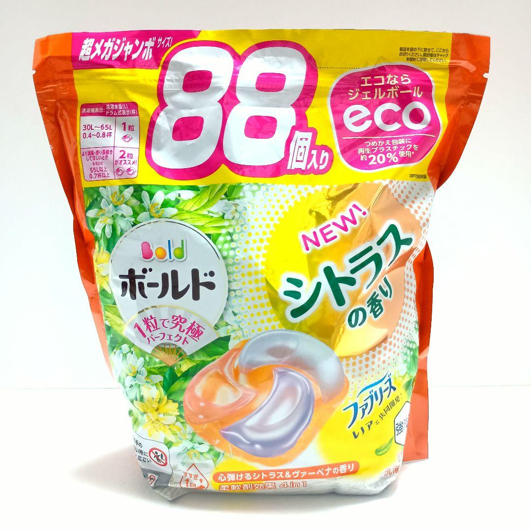 ボールド ジェルボール シトラスの香り　超メガジャンボ　88個×5袋