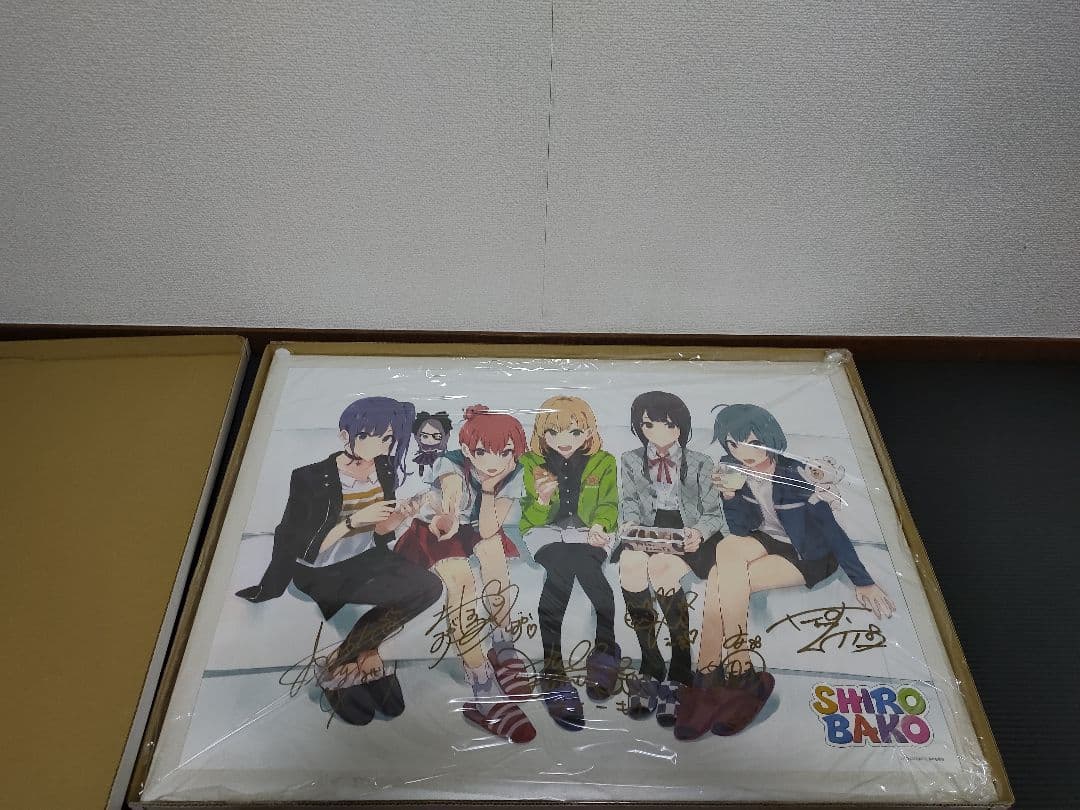 SHIROBAKO」声優直筆サイン入り ぽんかん⑧リソグラフ 複製原画
