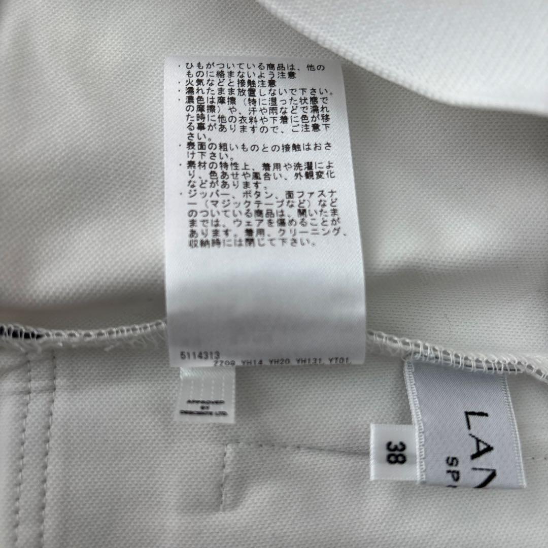 新品未使用　LANVIN SPORT モックネック　ホワイトカットソー　38