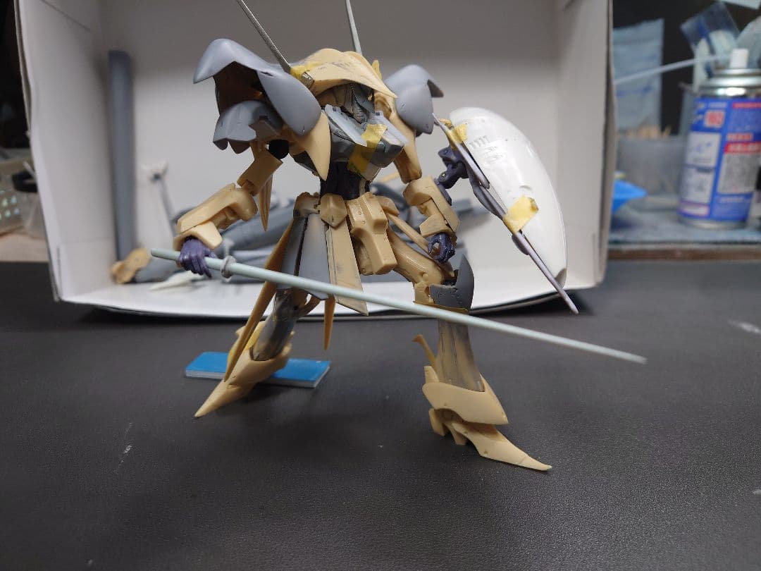 ファイブスター物語　wave ルンシュペルター　　1/144 自作完成品