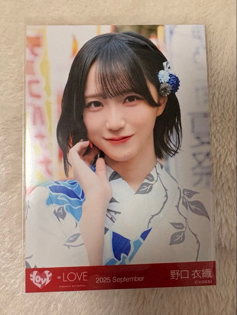 匿名配送】イコラブ 野口衣織 生写真 内緒バナシ ヨリ - メルカリ