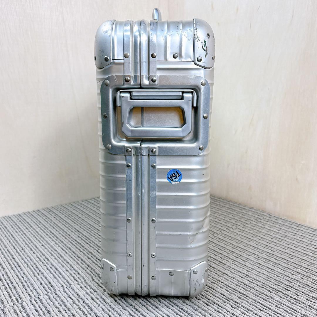 希少】 RIMOWA 929.70 2輪ローリングトロリー ビンテージ 青ロゴ