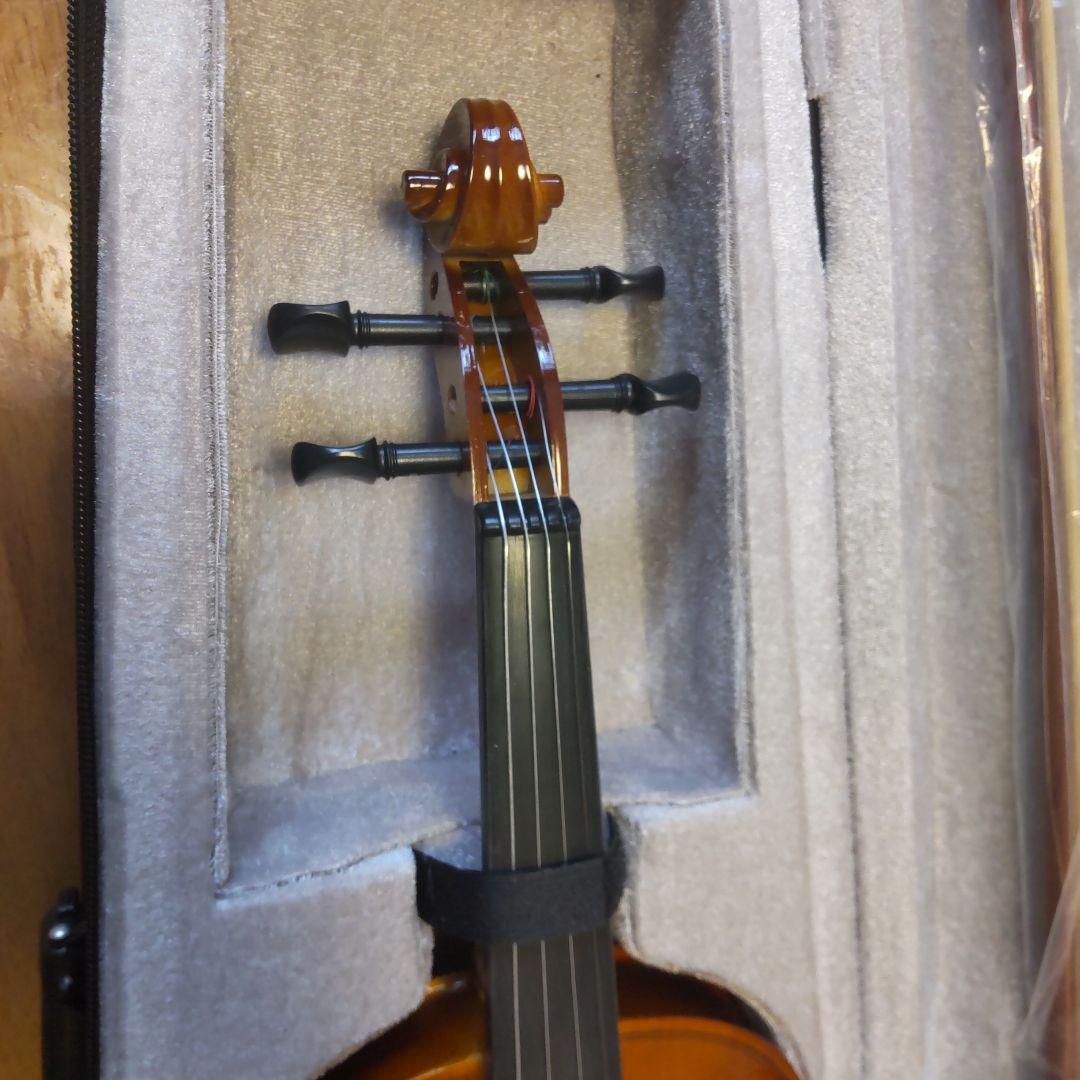 4/4フルサイズバイオリン AN-01 茶色 ハードケース、弓、松脂付
