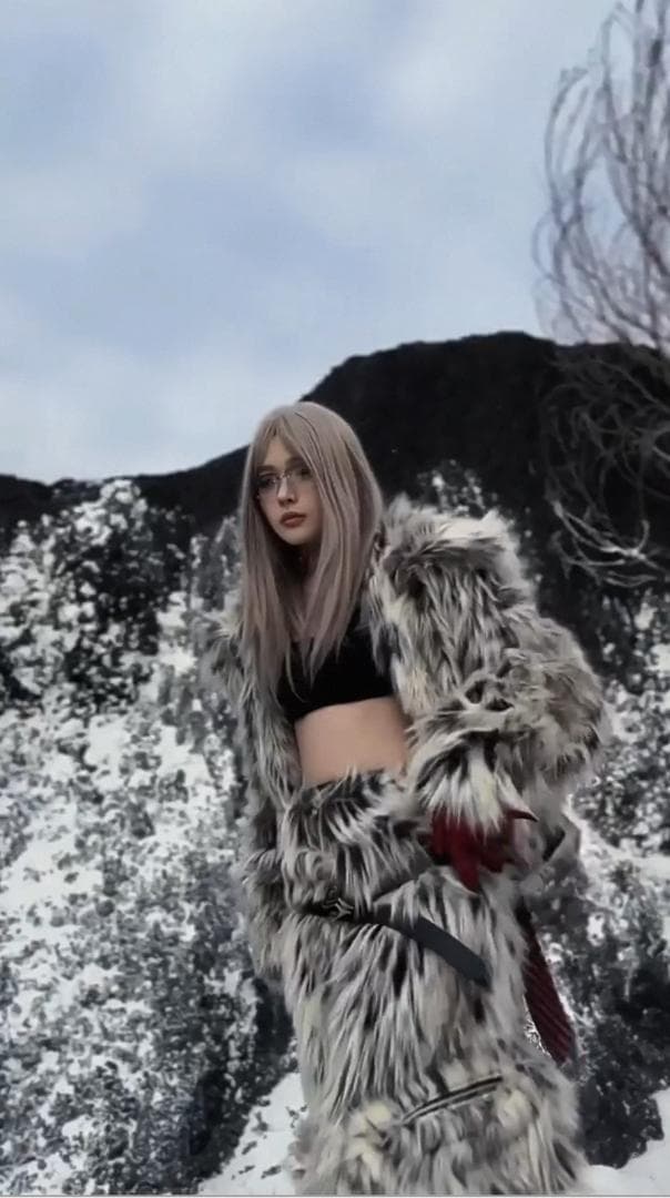 STARTEXCEEDEND フェイクファー アウターyvngpatra着用 S