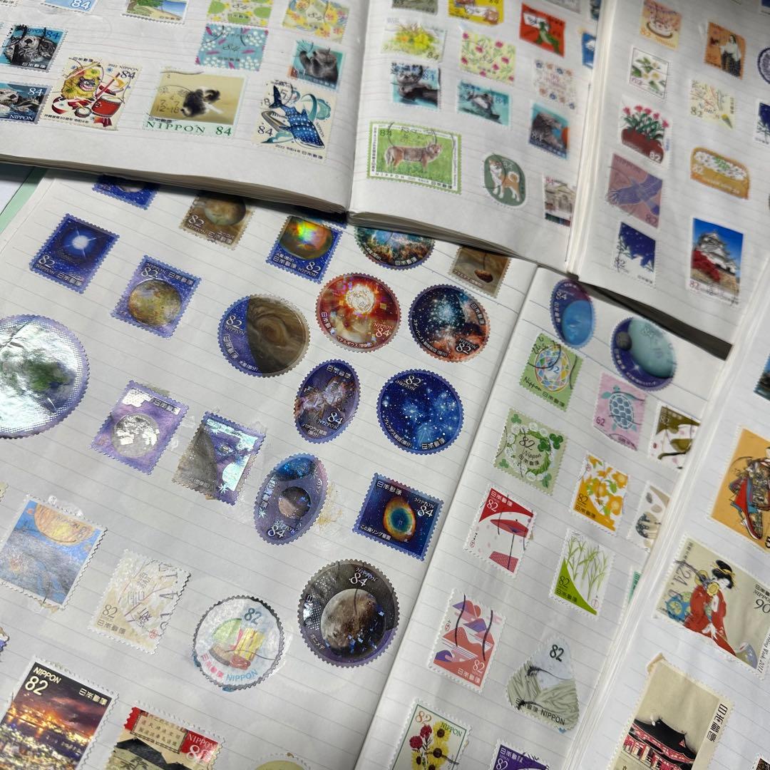 昭和50年〜　切手集　約1万枚　日本/海外 昭和50年〜 切手集 約1万枚 日本/海外 昭和50年〜