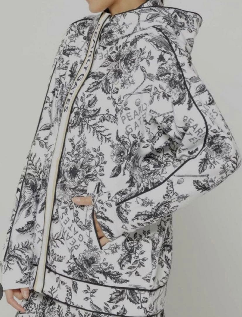 新品タグ付き　PEARLY GATES 花柄ジャケット サイズ1 サーモライト