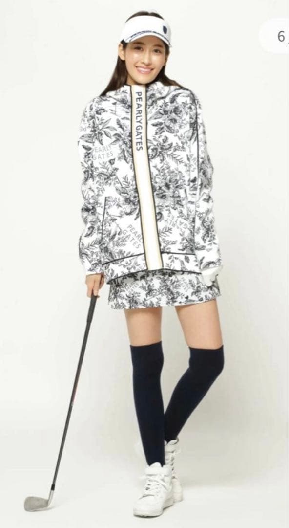 新品タグ付き　PEARLY GATES 花柄ジャケット サイズ1 サーモライト