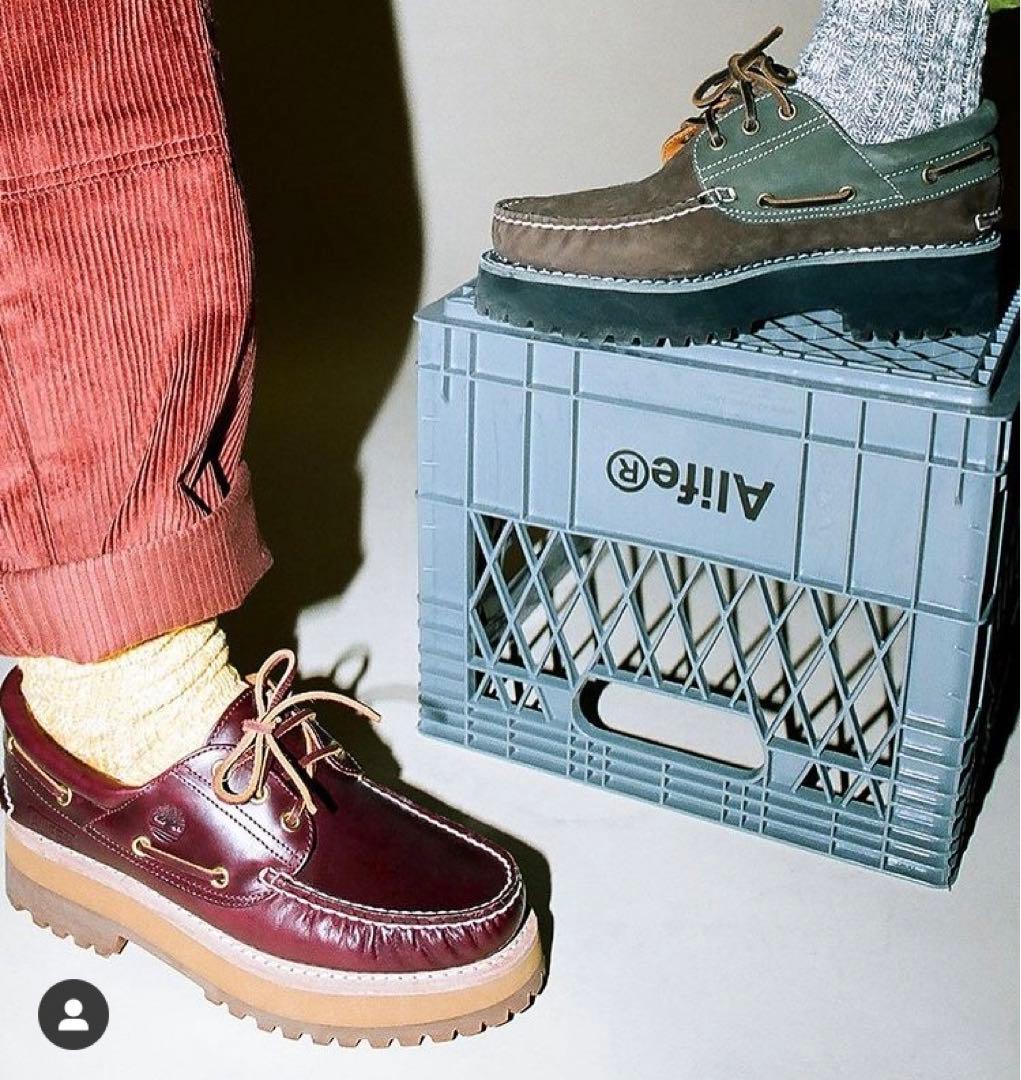 Timberland × A LIFE NY コラボ デッキシューズ