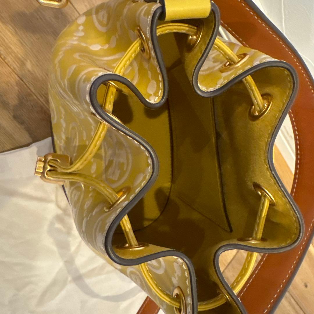Tory Burch バケットバック　イエロー
