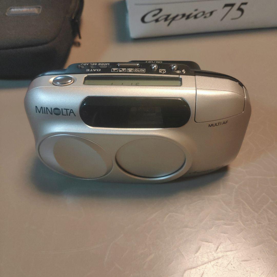 極美品 Minolta Capios75 ミノルタ コンパクト フィルム カメラ - メルカリ