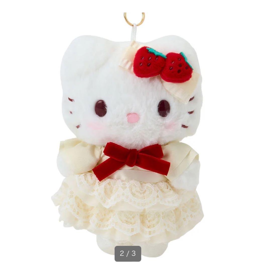 激レア】キティ✖︎ストロベリーショートケーキぬいぐるみイチゴサンリオ