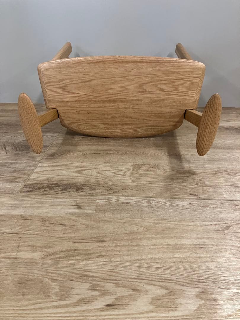 オーク無垢材　アシストスツール　展示品