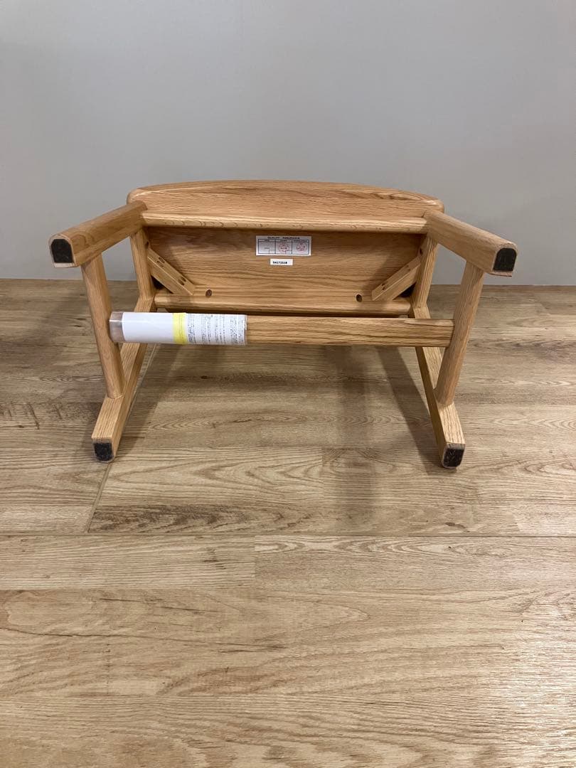 オーク無垢材　アシストスツール　展示品