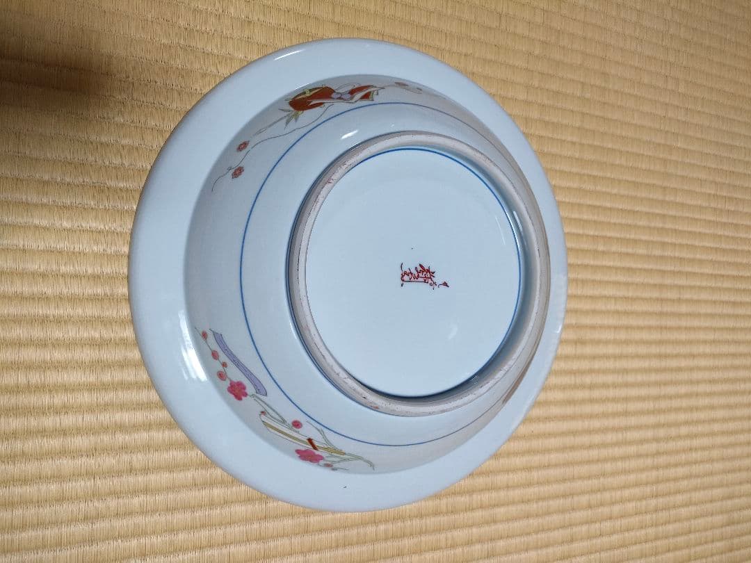 九谷焼 雛の図皿 マルチカラー 磁器 香淳皇后 昭和天皇皇后 良子様