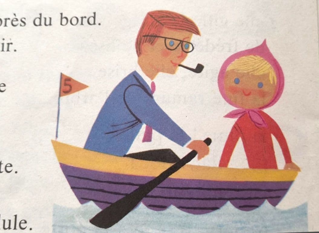 超希少 フランスアンティークスタンプ 絵本作家 Alain Gréeデザイン