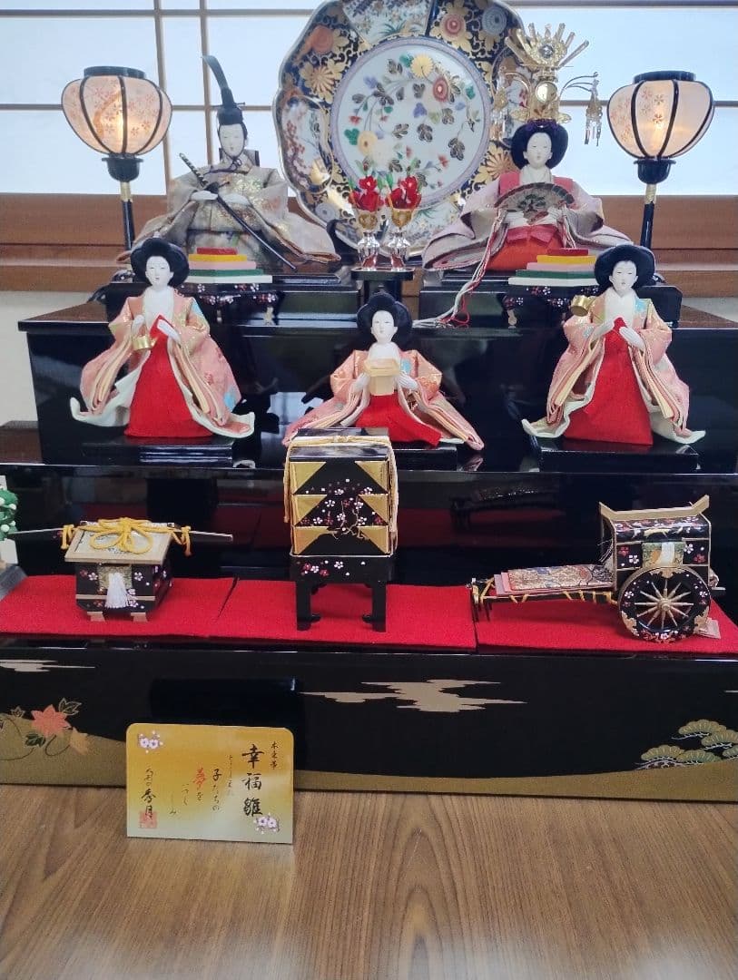 秀月　三段飾り雛人形セット