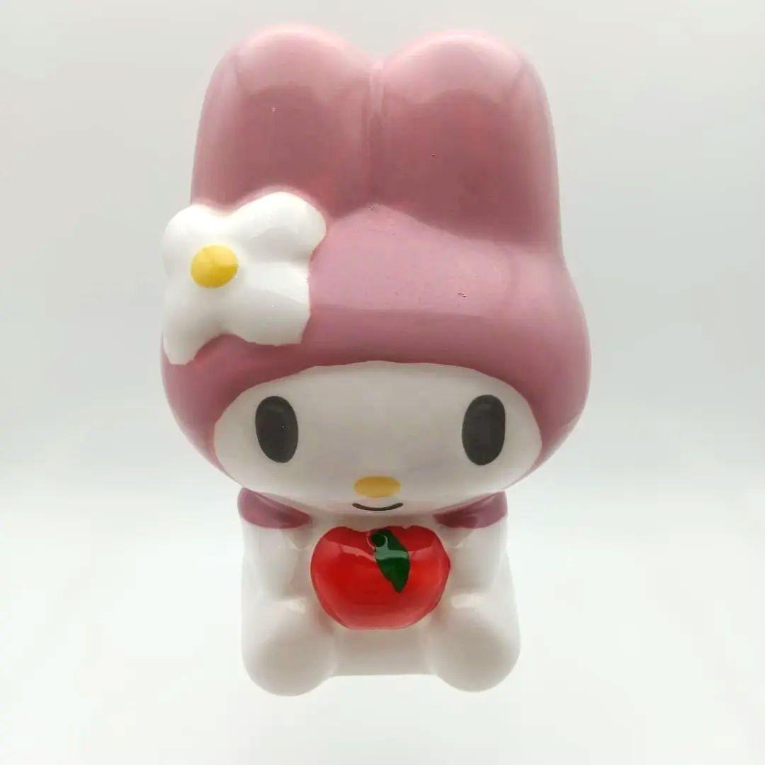 値下【希少・美品】マイメロディケーキオルゴール(2007年)貯金箱(2003