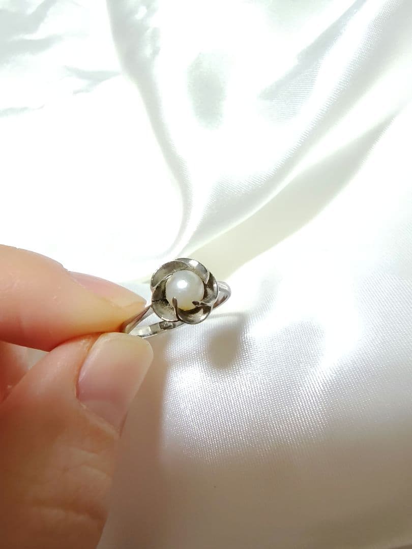 spm 刻印　捻り梅パールリング