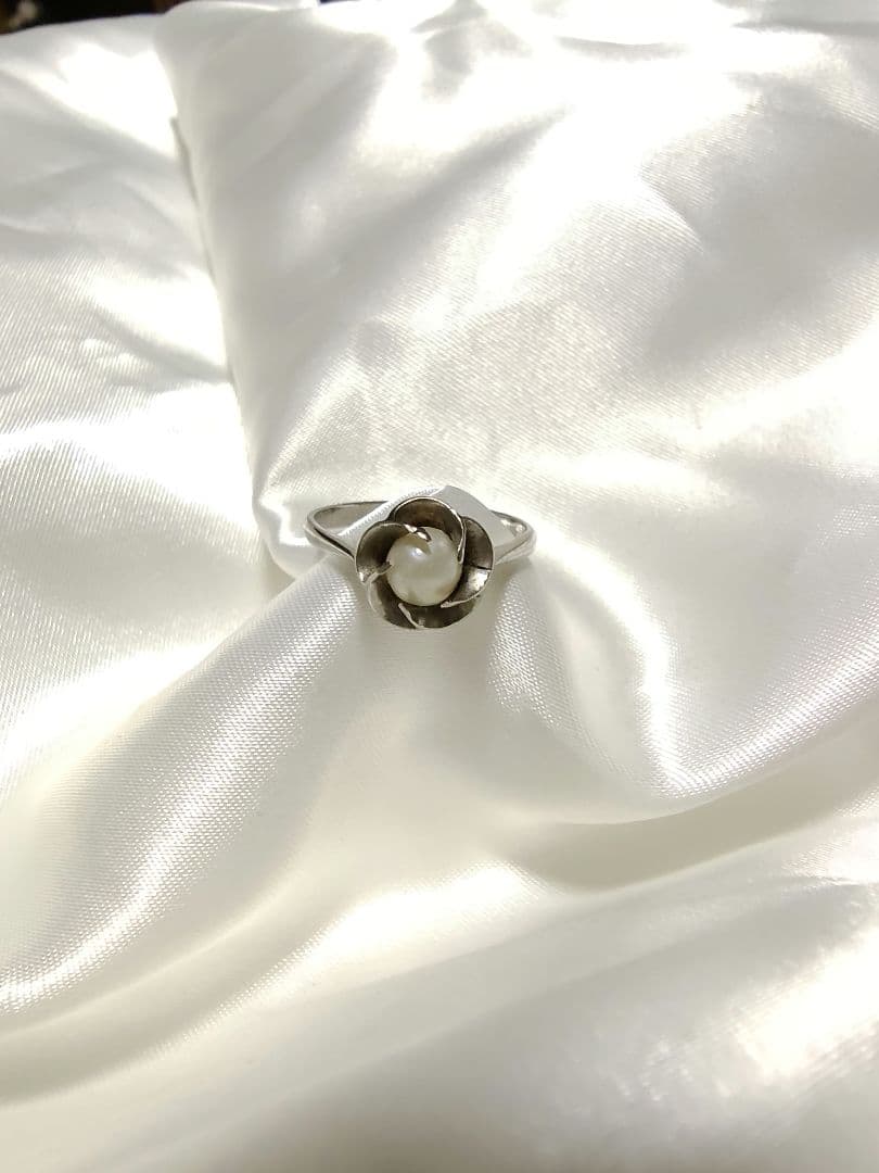 spm 刻印　捻り梅パールリング