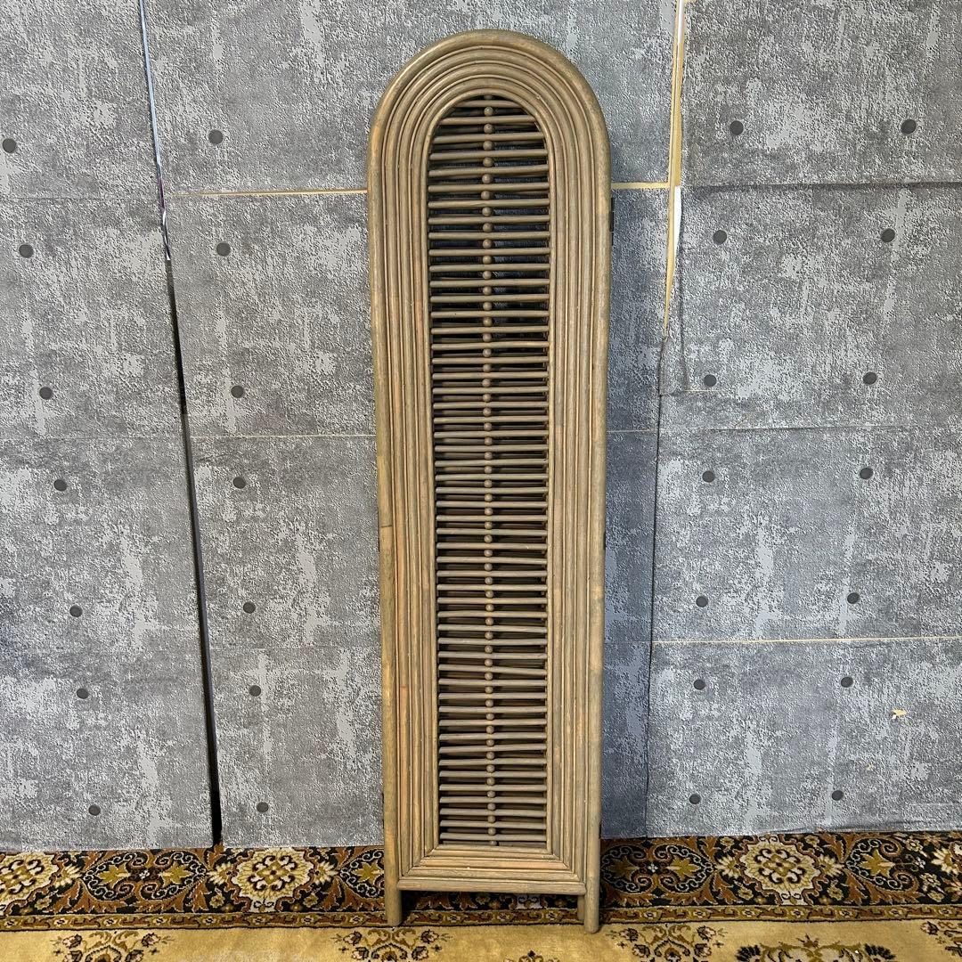 shuca様専用꧁籐家具꧂ラタン4連パーテーション ブラインド 間仕切り