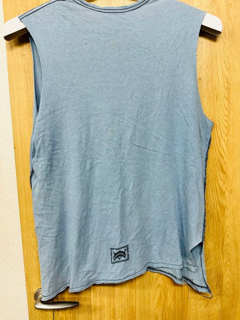 週末値下げ！最安値　03SS SCAB期　レオパードノースリーブカットオフ