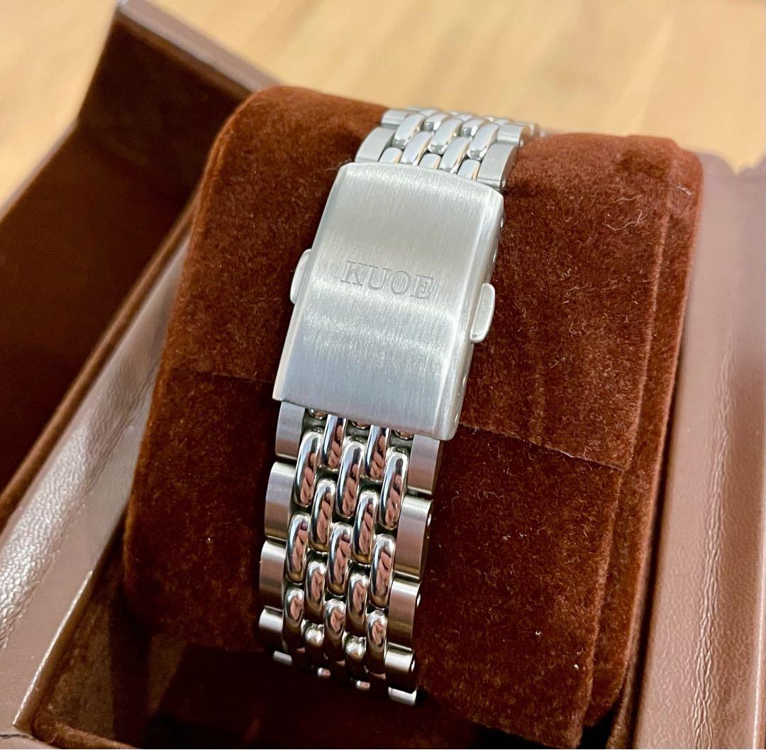 KUOE  SMITH 90-010 自動巻きパンダ×シボ加工ダイヤル