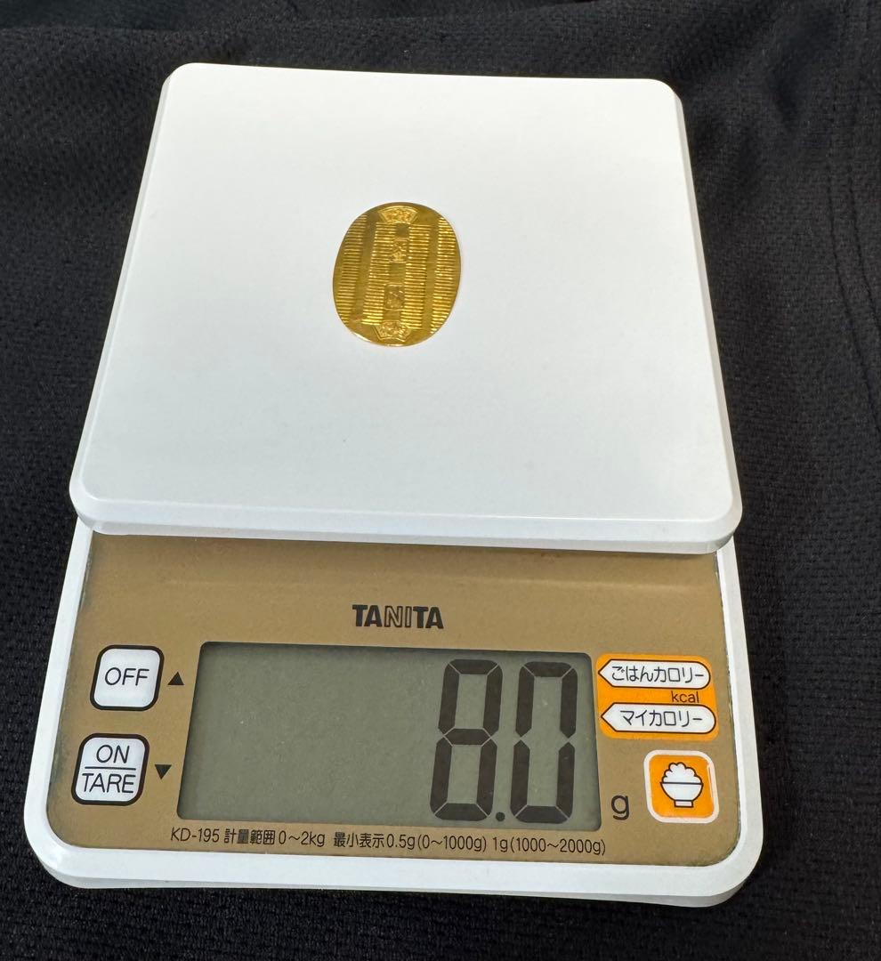 純金小判 楕円形(京都寺内25周年)大正9年 - メルカリ