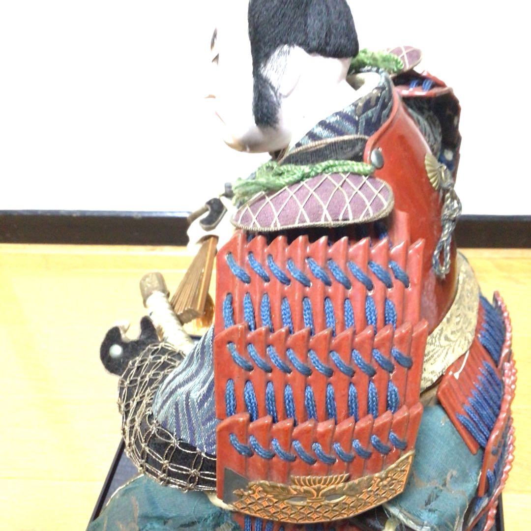 武者人形 五月人形 加藤清正 骨董 アンティーク 江戸 明治 武士 武将 侍