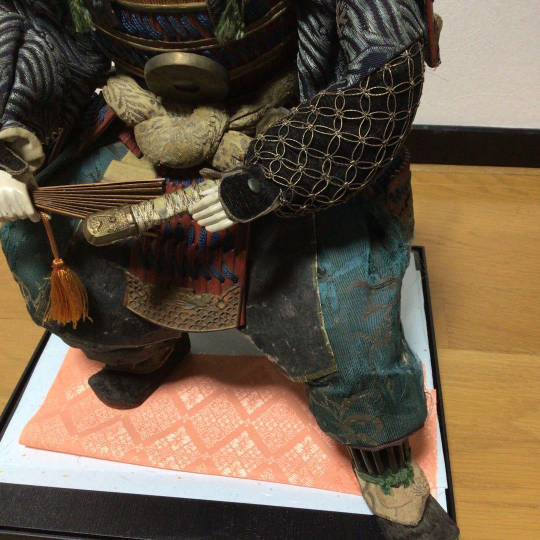 武者人形 五月人形 加藤清正 骨董 アンティーク 江戸 明治 武士 武将 侍