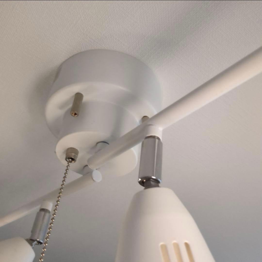 共同照明 シーリングライト 4灯 調光 調色 LED電球60W形・リモコン付き