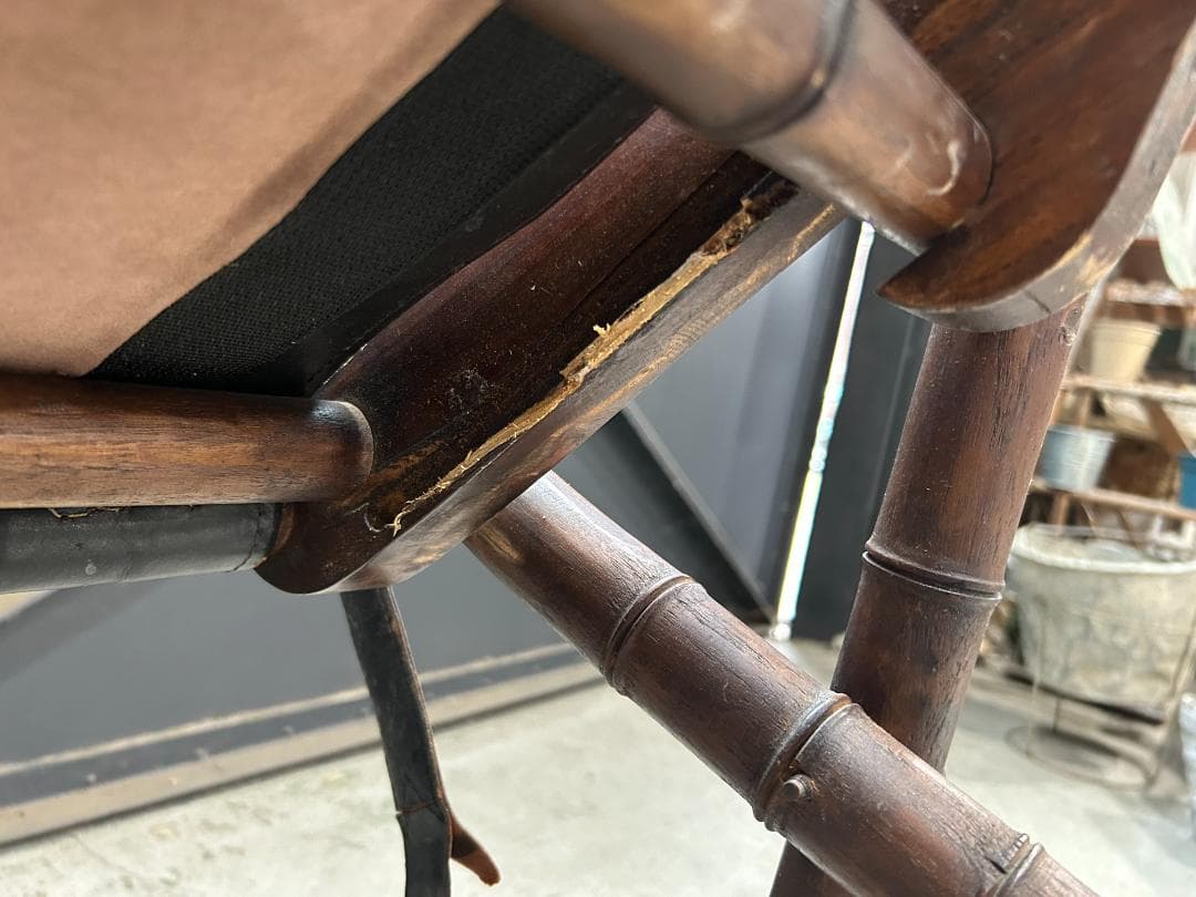 Vintage Folding Chair / フォールディングチェア｜レザー アウトドア