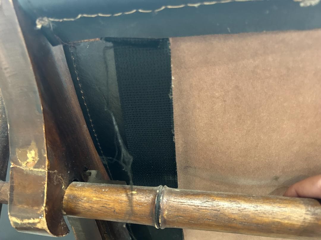 Vintage Folding Chair / フォールディングチェア｜レザー アウトドア