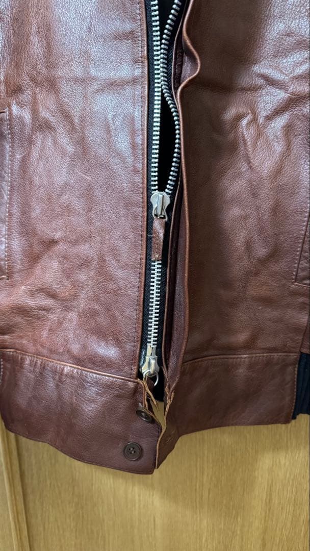 本革 レザーシングルライダース 前田企画室 ギャルソン L