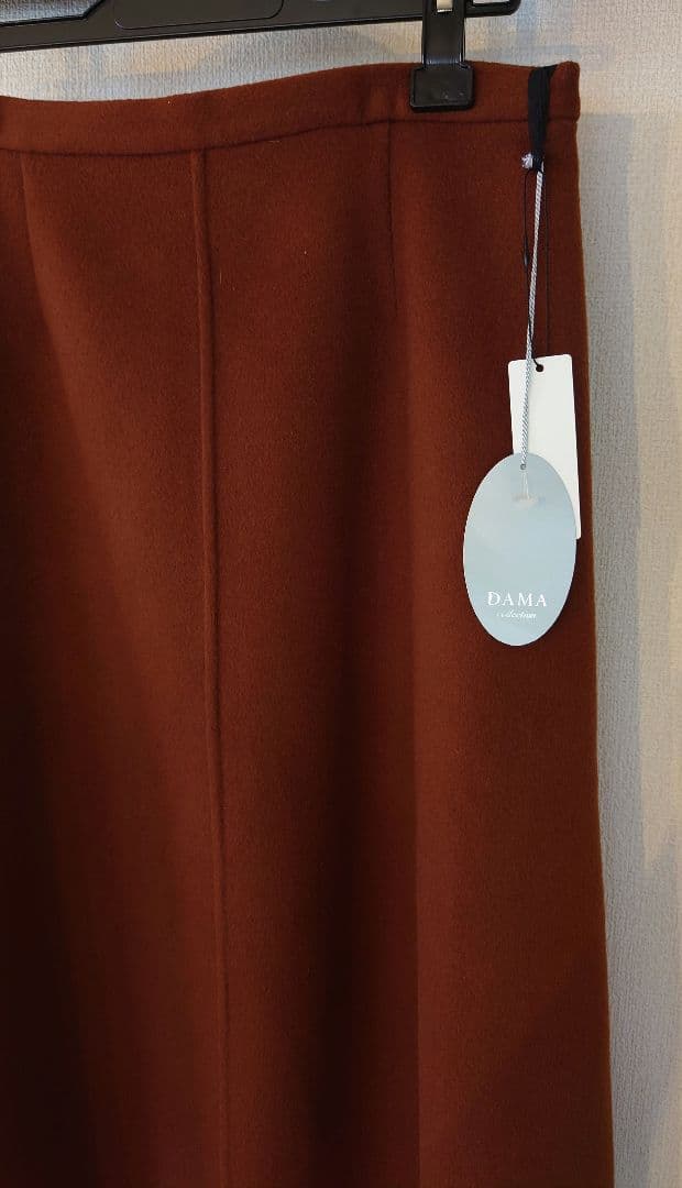 DAMACollection　ダーマコレクション　ウールスカート　ブラウン