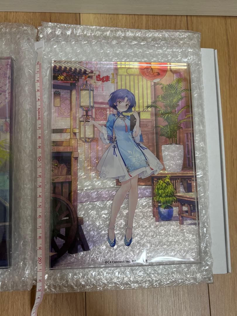 【非売品】激レア らんま1/2 放置少女 コラボ アクリルブロック 3個セット