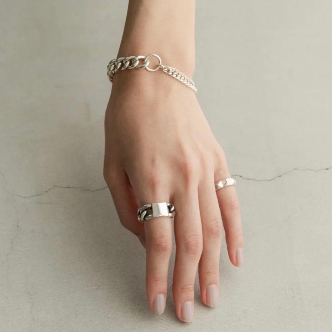 アクセサリー Scat Chain plate ring